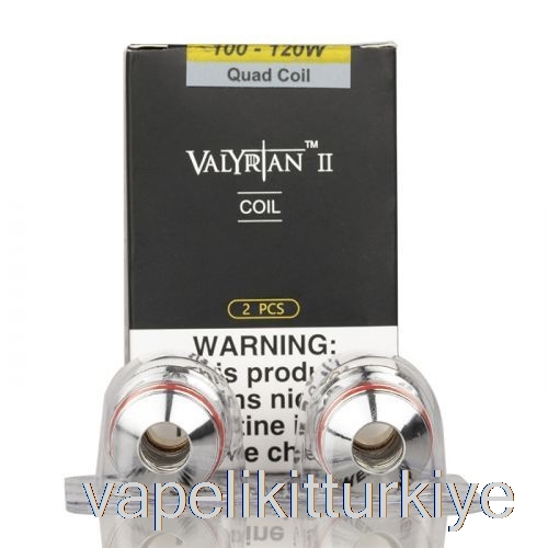 Vape Türkiye Uwell Valyrian Ii 2 Yedek Bobin 0.15ohm Dörtlü Bobinler